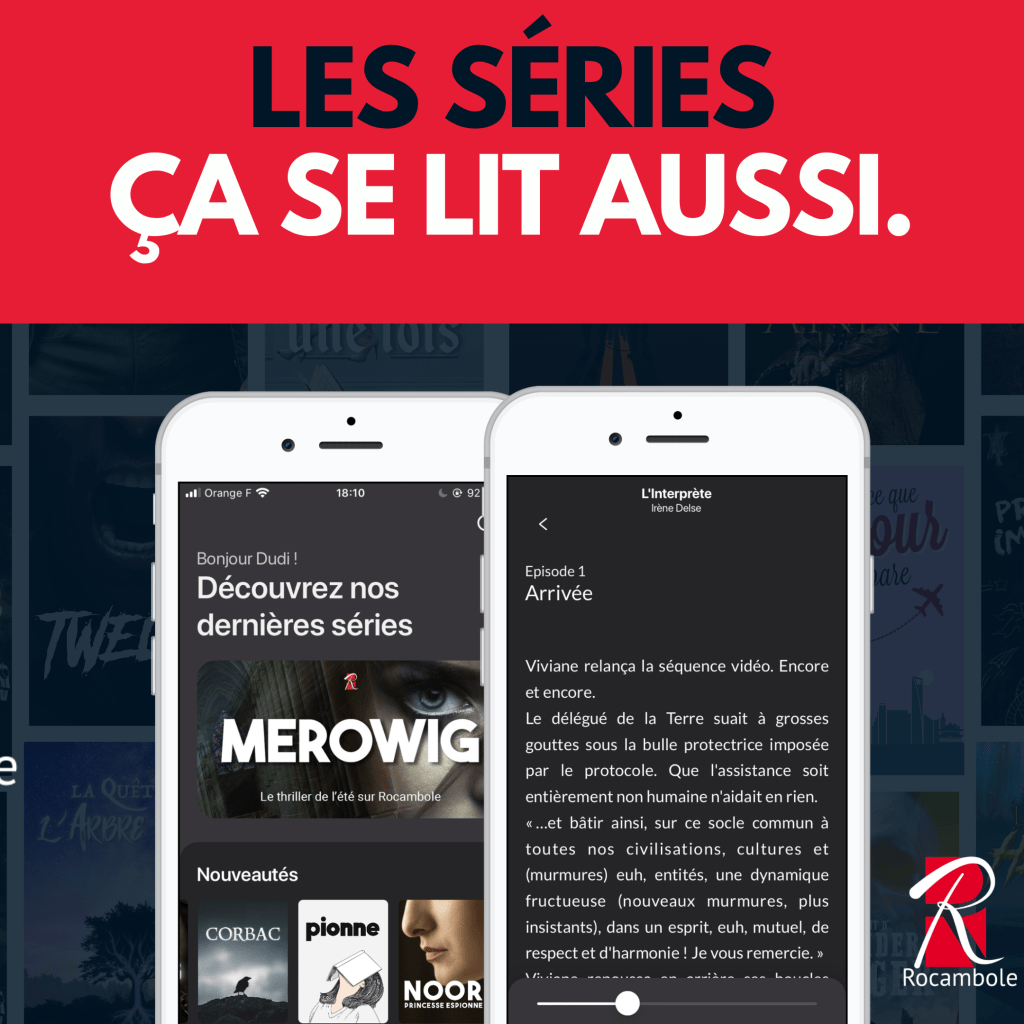 publicité séries Rocambole