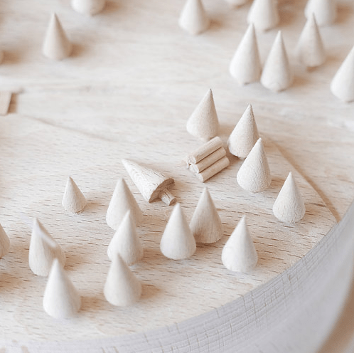 forêt miniature en bois Thibaut Malet